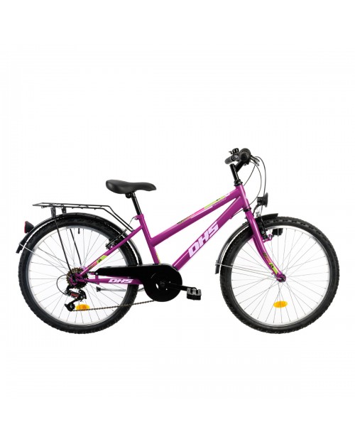 Bicicleta Copii Dhs Terrana 2414 - 24 Inch, Violet