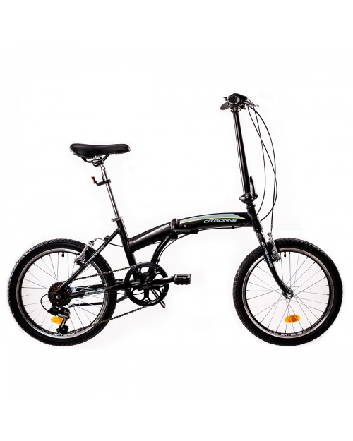 Bicicleta Pliabila Dhs 2095 - 20 Inch, Negru