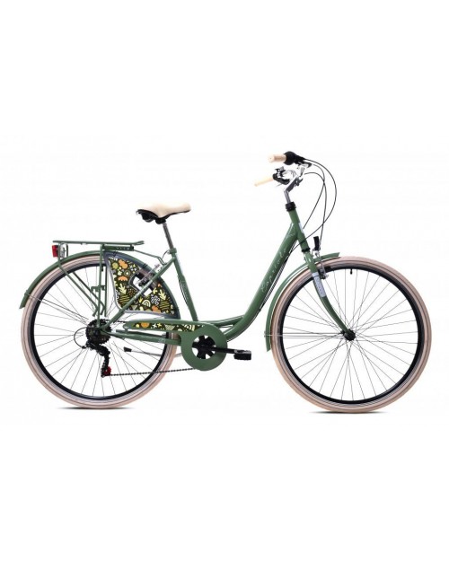 Bicicleta Capriolo Diana City olive green 18