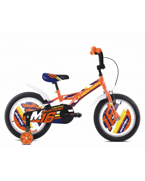 Bicicleta Capriolo Mustang orange yellow black 16