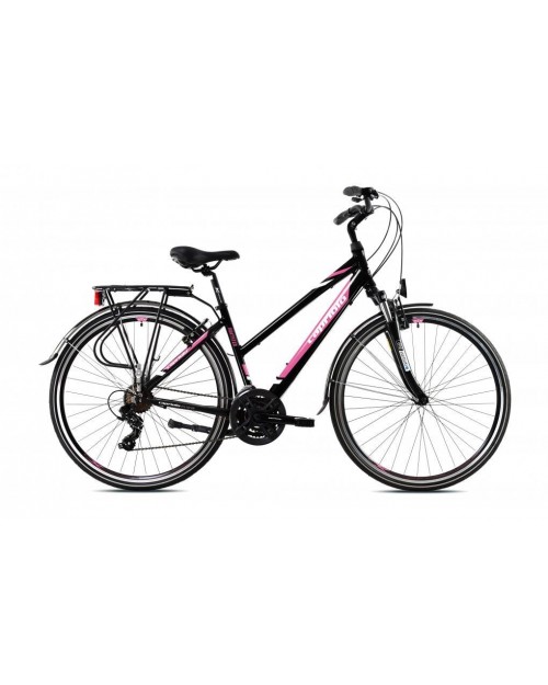 Bicicleta Capriolo Touring Roadster Lady black pink 17