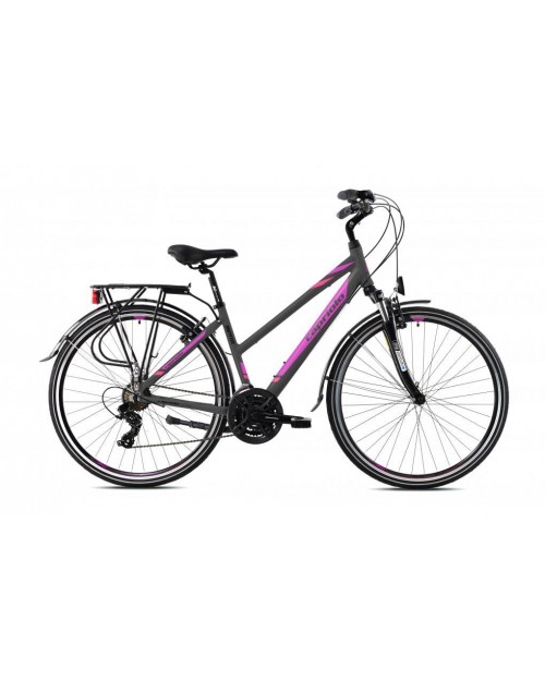 Bicicleta Capriolo Touring Roadster Lady grey pink 17